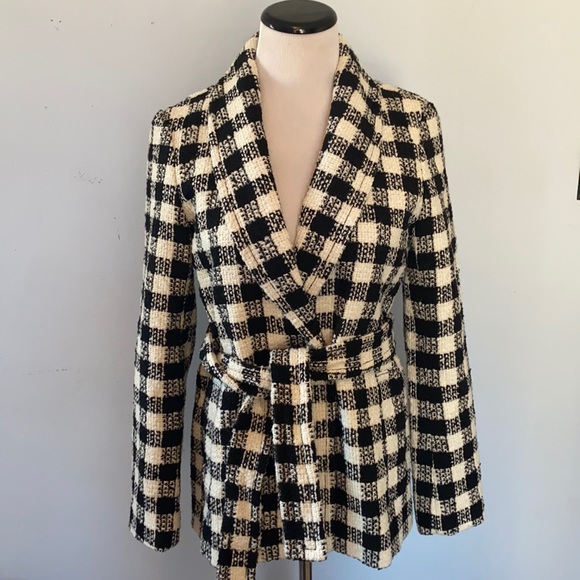 Ann Taylor Houndstooth Jacket - Picture 1 of 4